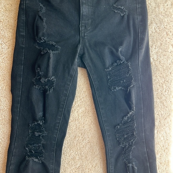 Aeropostale High Rise Jegging Black Size 00 Short - Picture 3 of 9